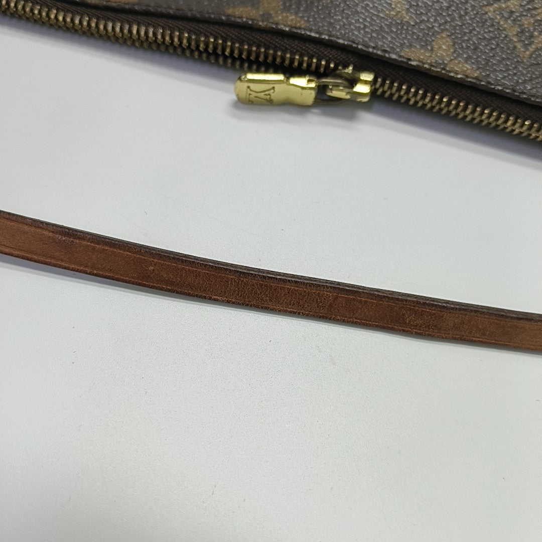 ACCESSOIRES Monogram Coated Canvas Brown