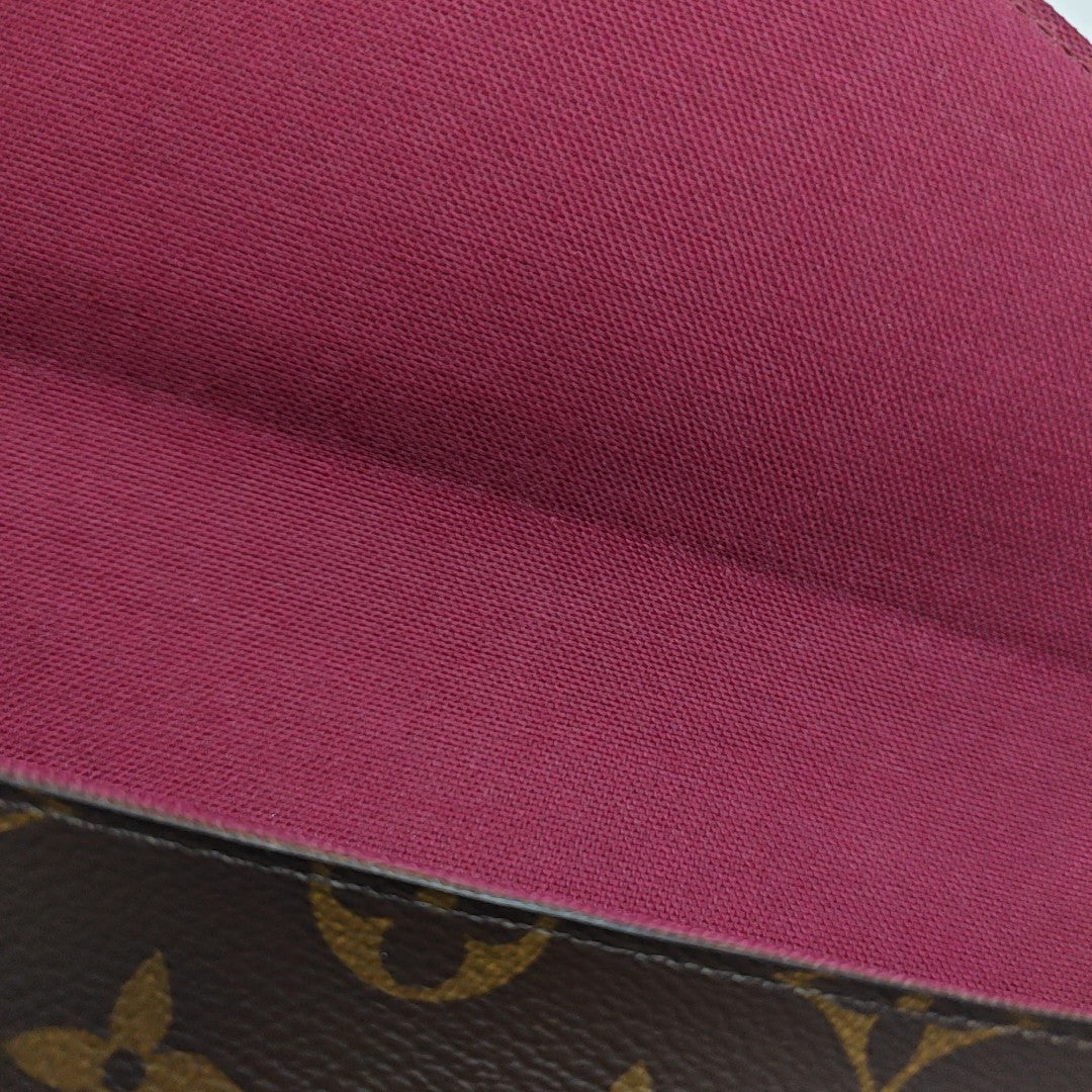 FÉLICIE Monogram Coated Canvas Brown