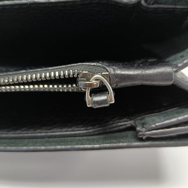 Calfskin Shoulder Bag Black