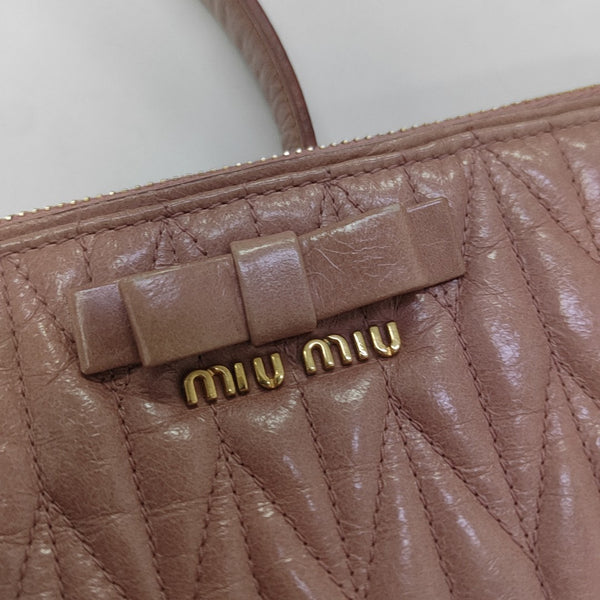 Calfskin Shoulder Bag Pink