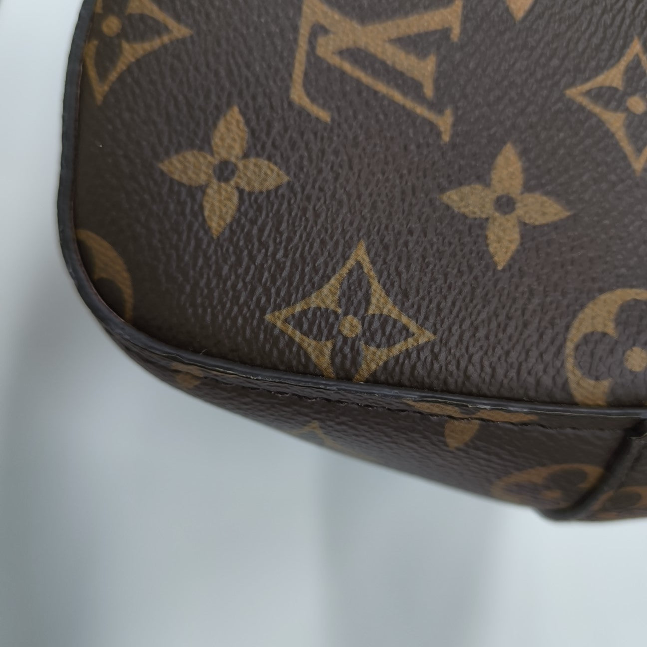 NÉONOÉ MM Monogram Coated Canvas Brown