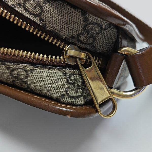 Bree Monogram Coated Canvas Beige