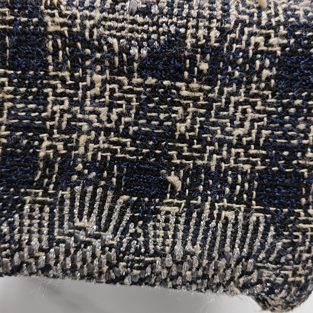 Fabric Top Handle Bag Multicolor