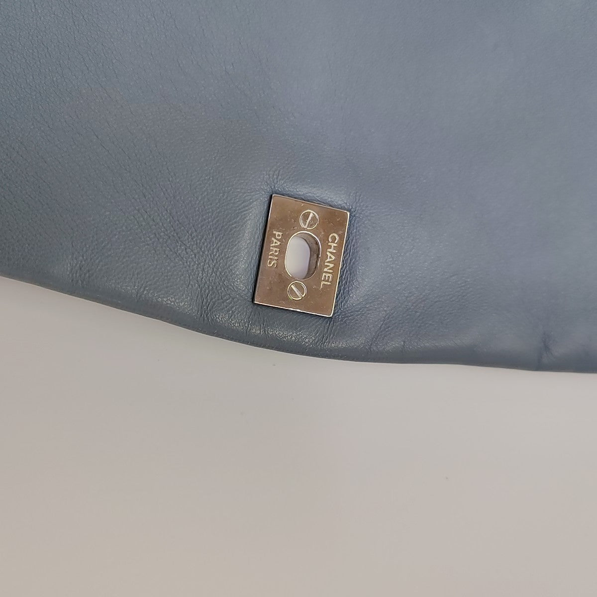 Quilted Calfskin Shoulder Bag Blue