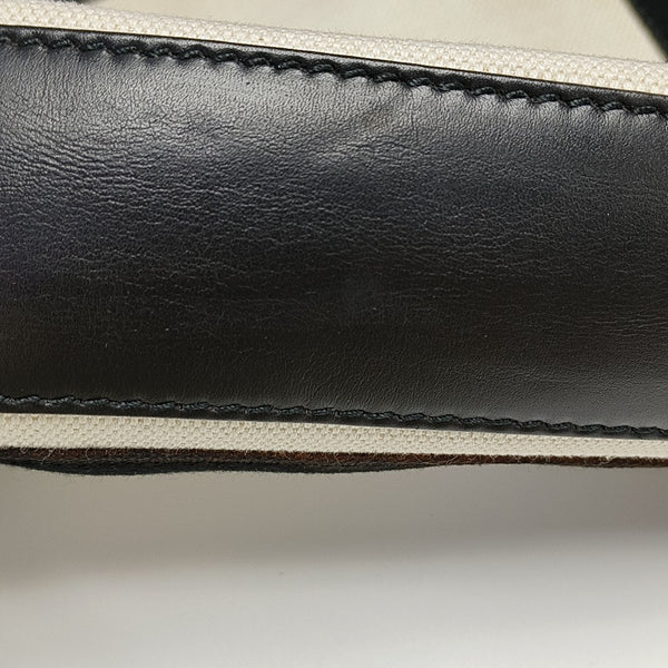 Navy Mini Canvas White