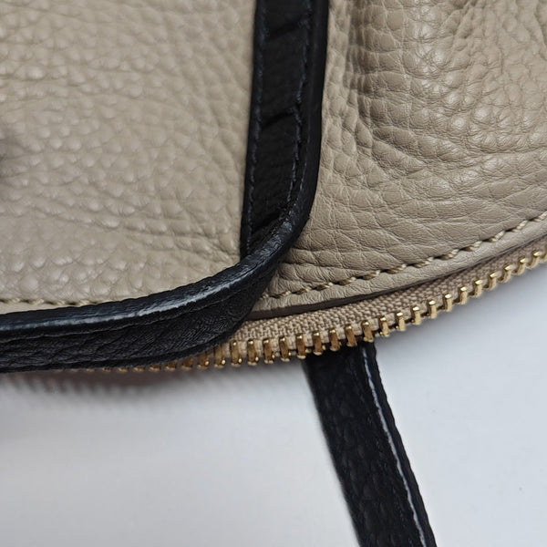 Calfskin Top Handle Bag Multicolor