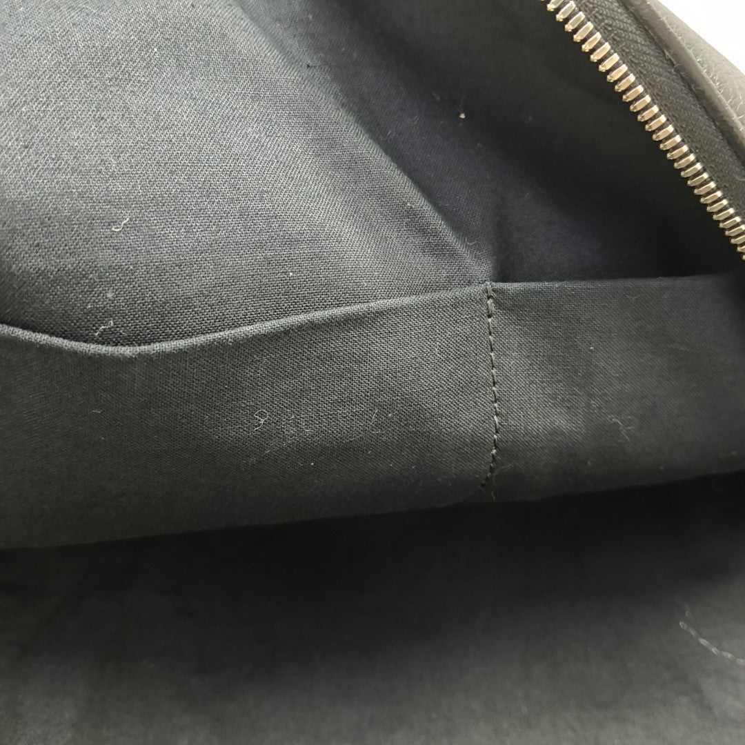 Calfskin Backpack Large Black
