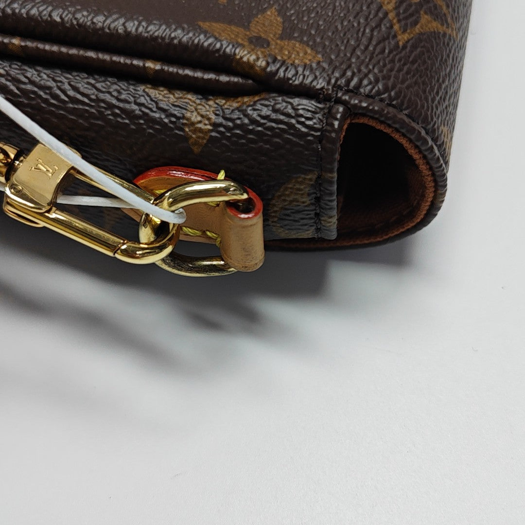 IVY Monogram Coated Canvas Brown