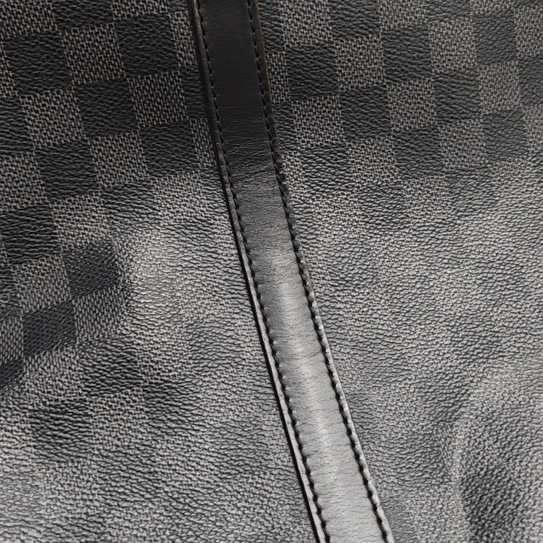 TADAO MM Damier Graphite Coated Canvas Gray