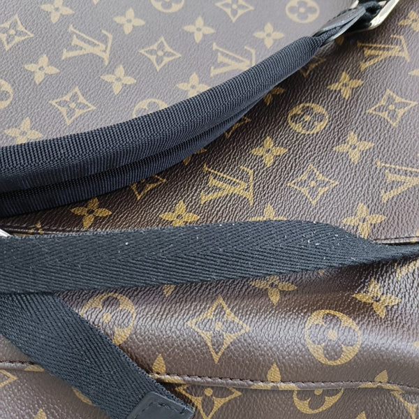 CHRISTOPHER MM Monogram Coated Canvas Brown