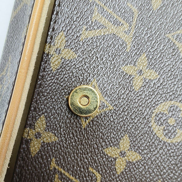 FLORENTINE Monogram Coated Canvas Brown