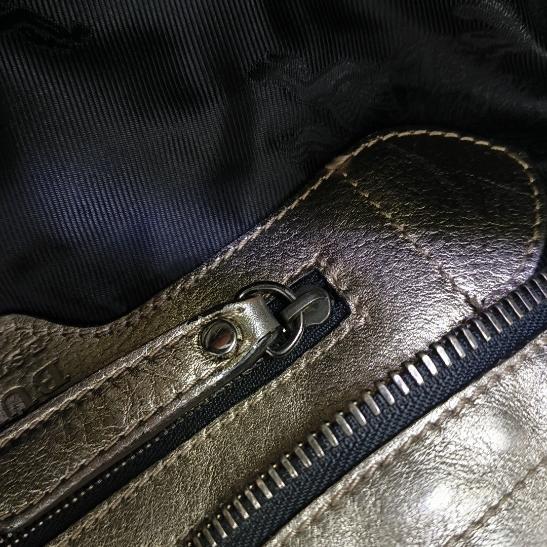 Lambskin Shoulder Bag Beige