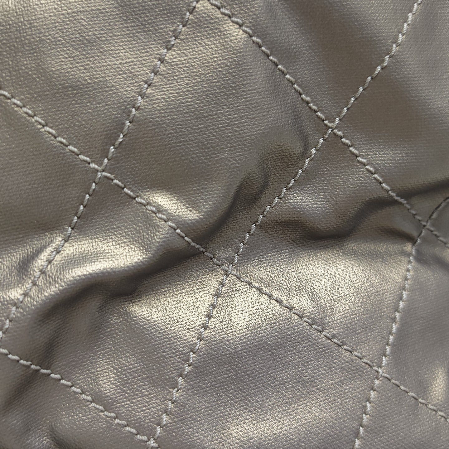 PARIS BIARRITZ Lona Revestida Acolchada Grande Beige
