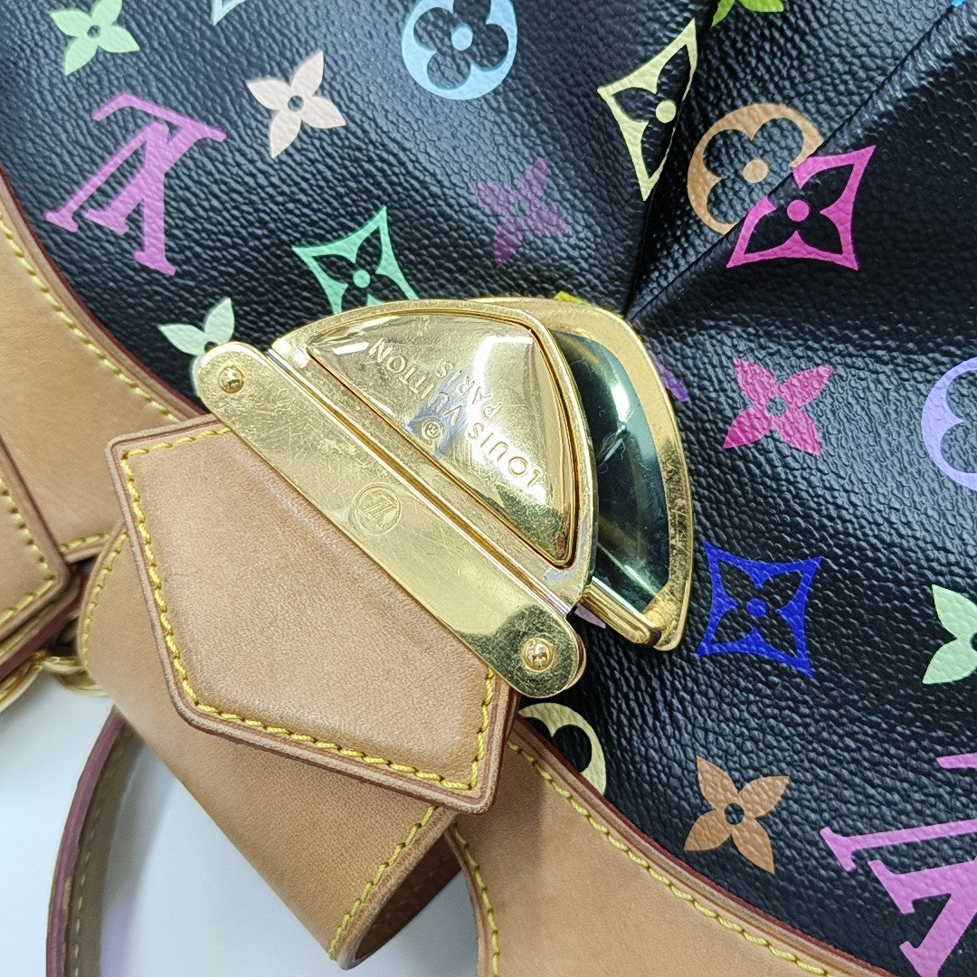 LV × TM URSULA Monogram Coated Canvas Black