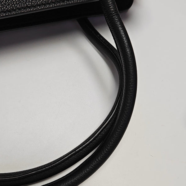 Calfskin Shoulder Bag Black