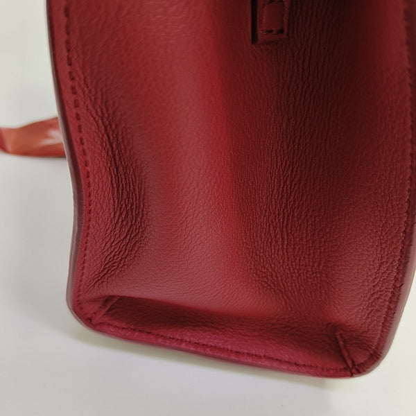 Calfskin Tote Bag Red
