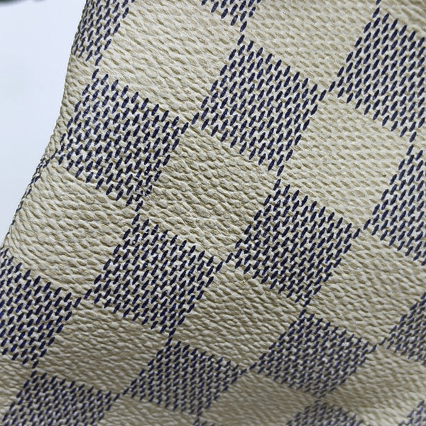 SIRACUSA MM Damier Azur Coated Canvas White