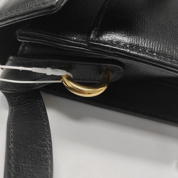 GG Ring Small Calfskin Black