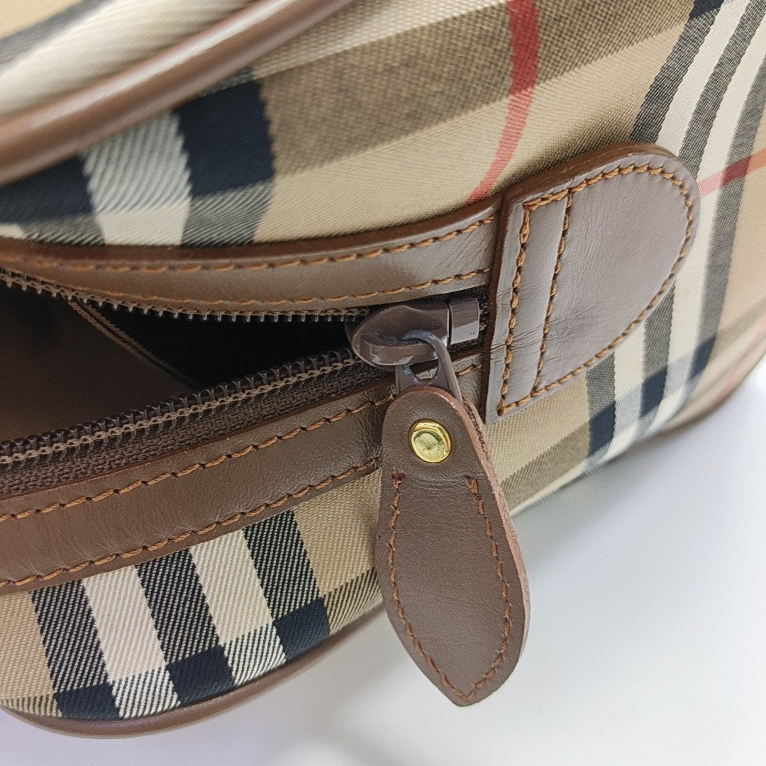 Canvas Top Handle Bag Beige