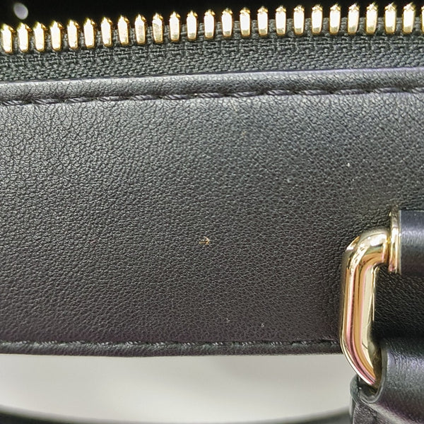 Quilted Calfskin Shoulder Bag Black