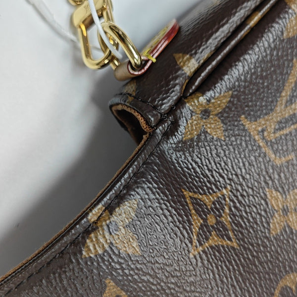 IVY Monogram Coated Canvas Brown