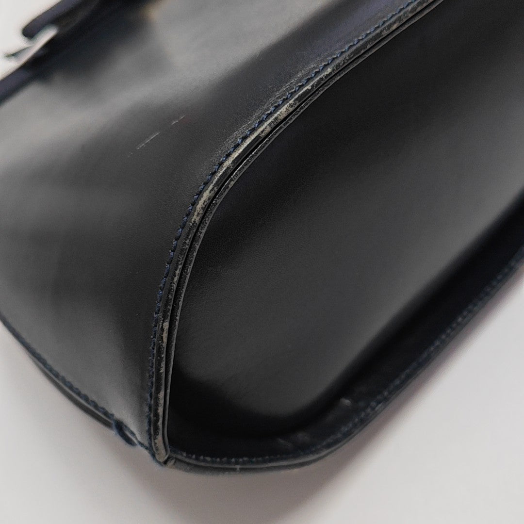 Calfskin Shoulder Bag Blue