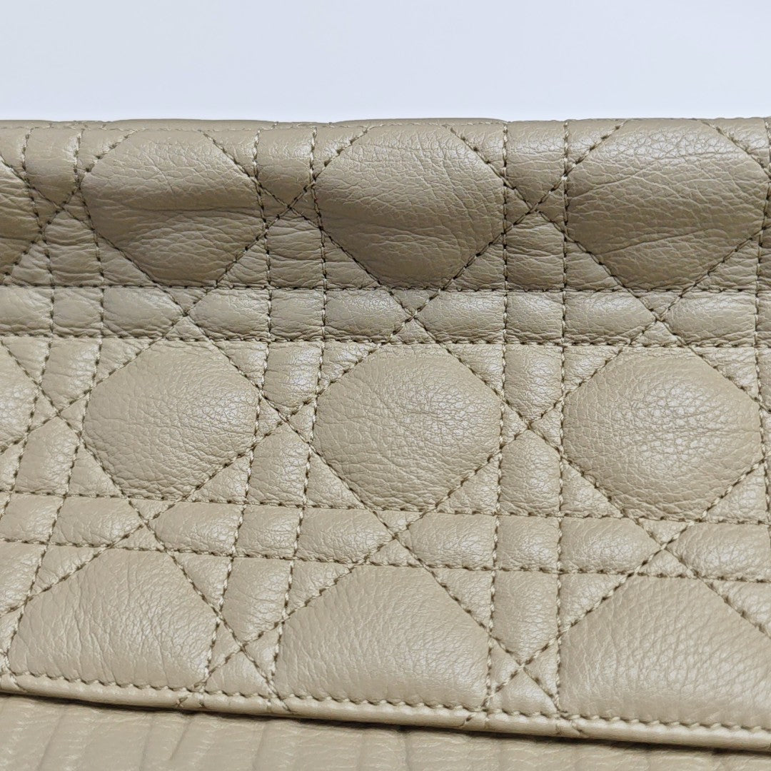 Dior Caro Cannage Calfskin Beige