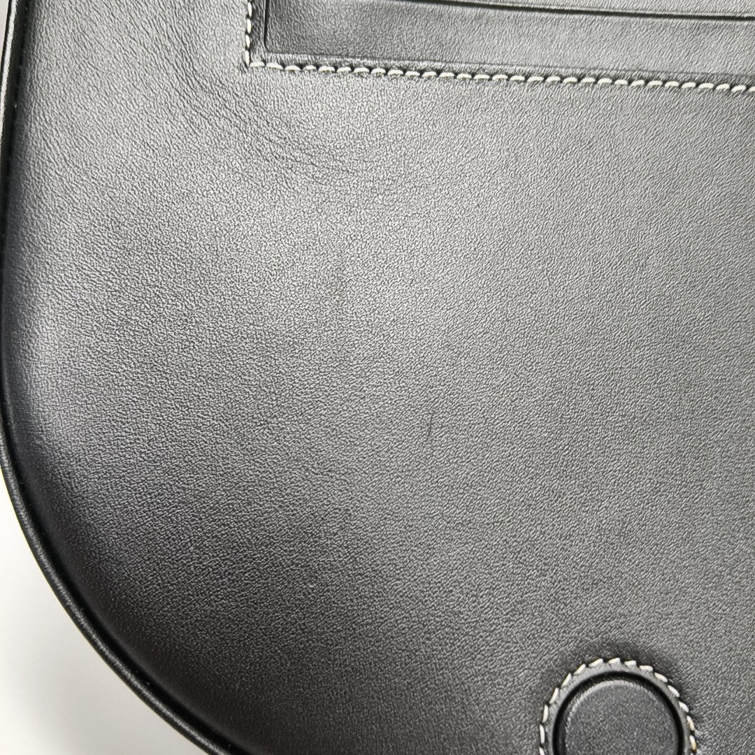 Heel Calfskin Black