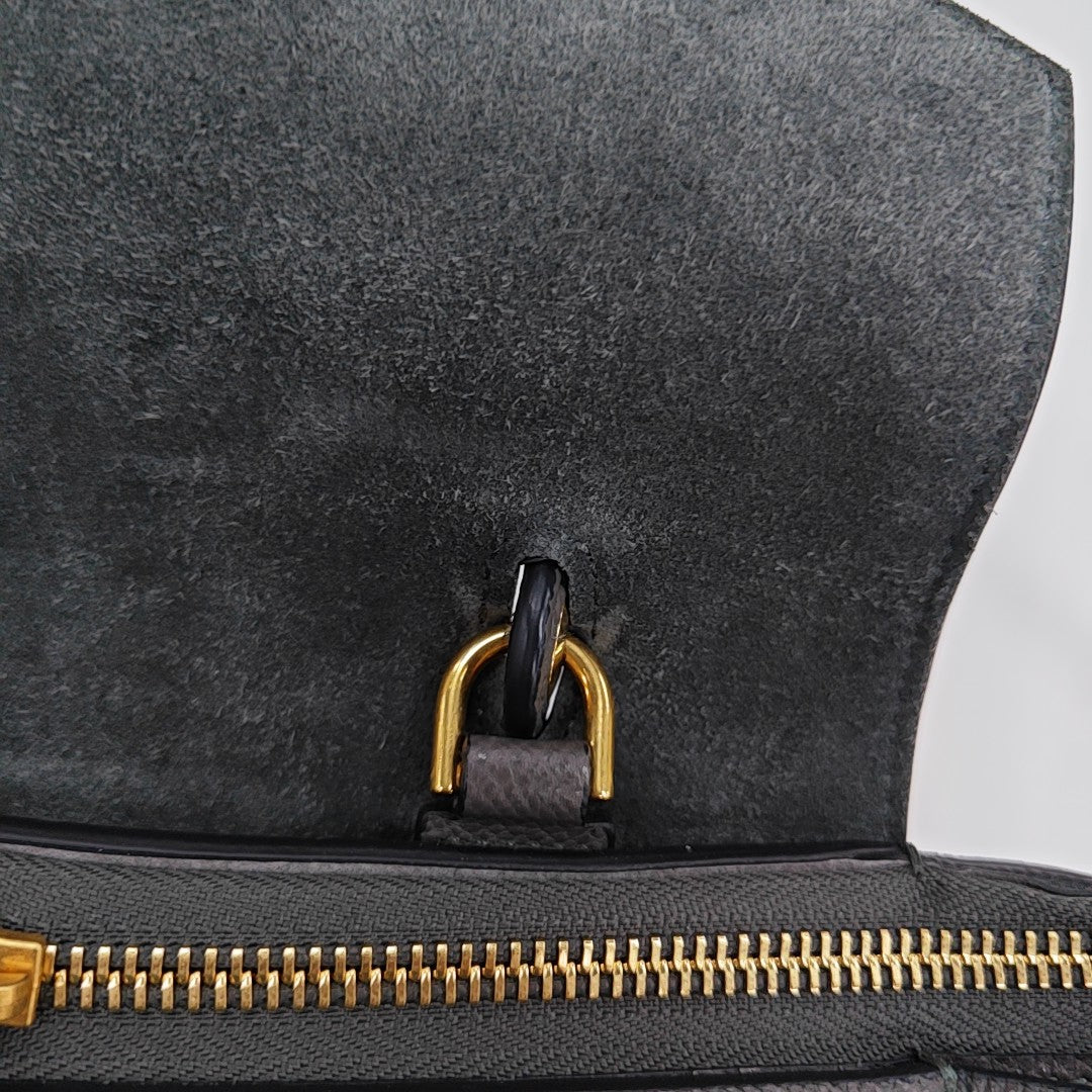 BELT Mini Calfskin Gray