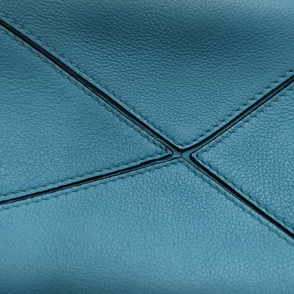 Puzzle Mini Calfskin Blue