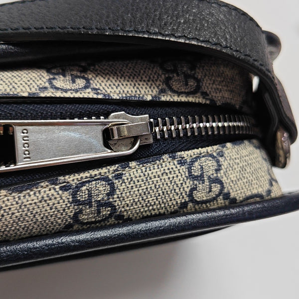 GG Supreme Mini Monogram Coated Canvas Beige