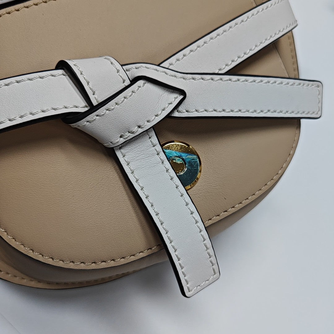Gate Mini Calfskin White