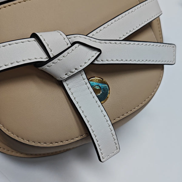Gate Mini Calfskin White
