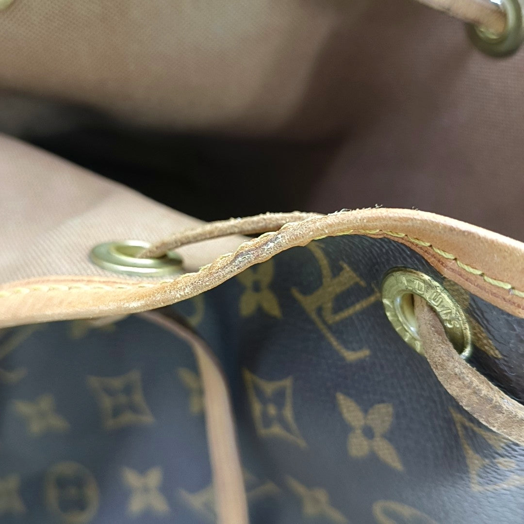 NÉONOÉ PM Monogram Coated Canvas Brown