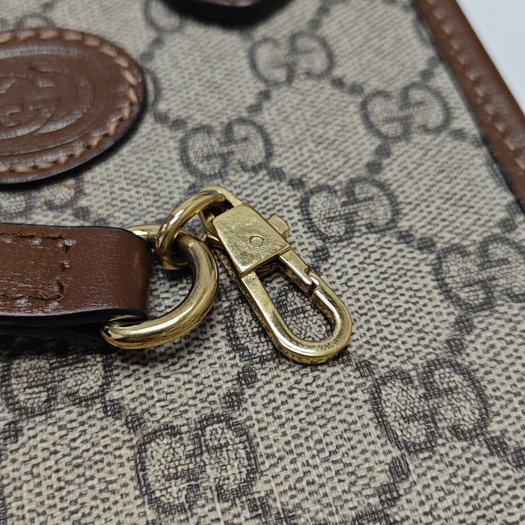 Retro Mini Monogram Coated Canvas Beige