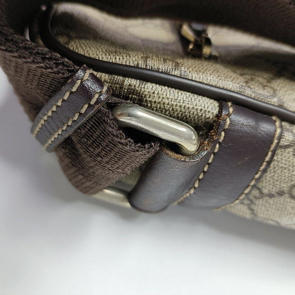 GG Supreme Monogram Coated Canvas Black