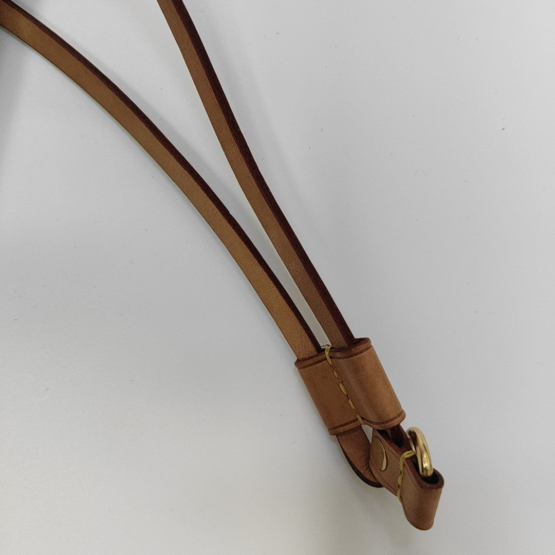NEVERFULL MM Monogram Coated Canvas Brown