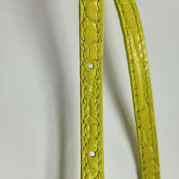 Shopping Bag Calfskin Yellow