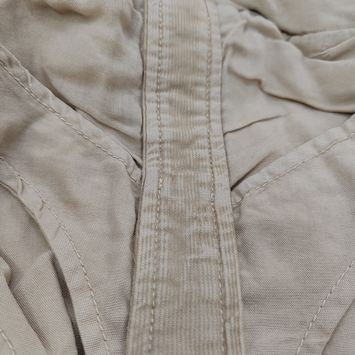 Fabric Shoulder Bag Beige