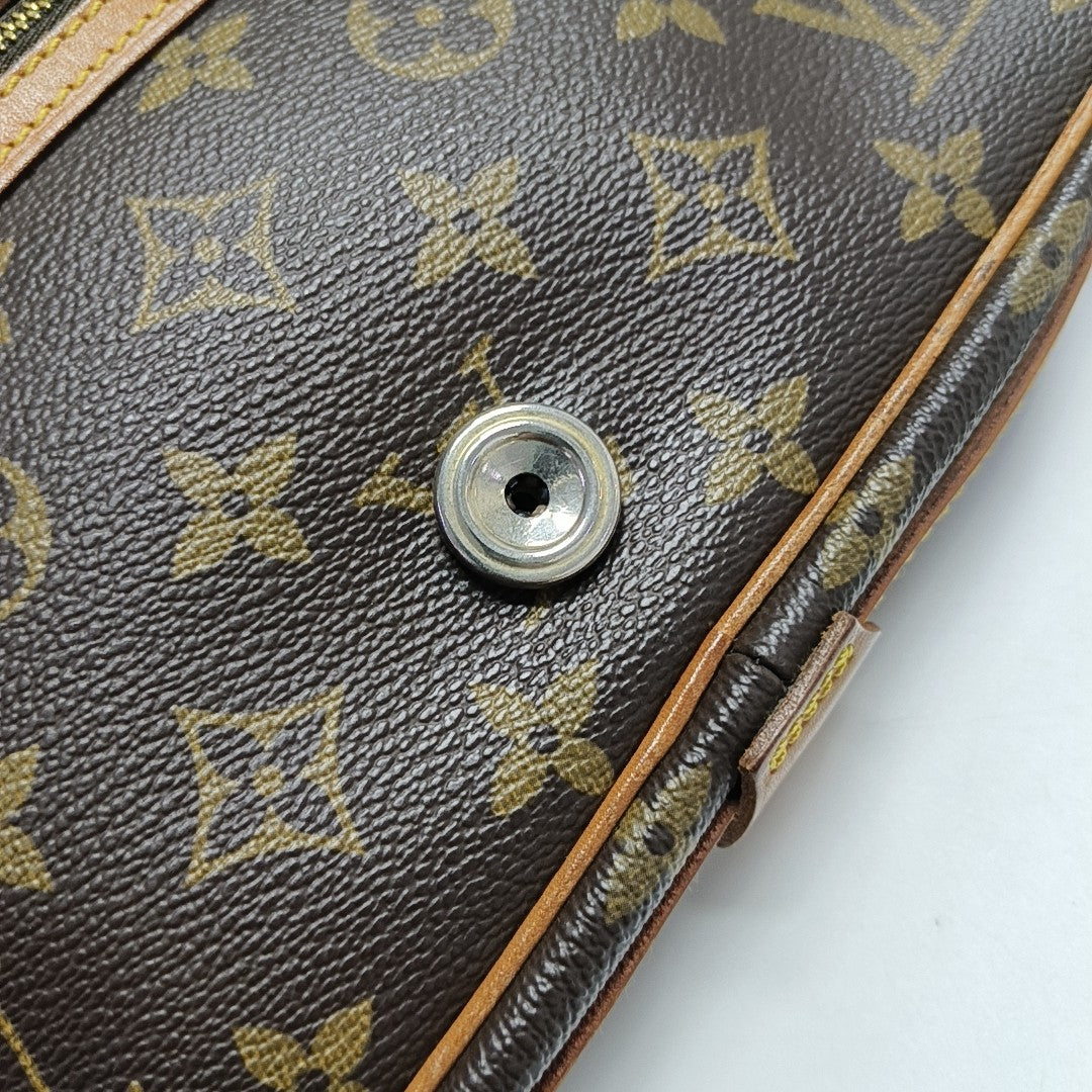 VINTAGE SAINT GERMAIN PM Monogram Coated Canvas Brown