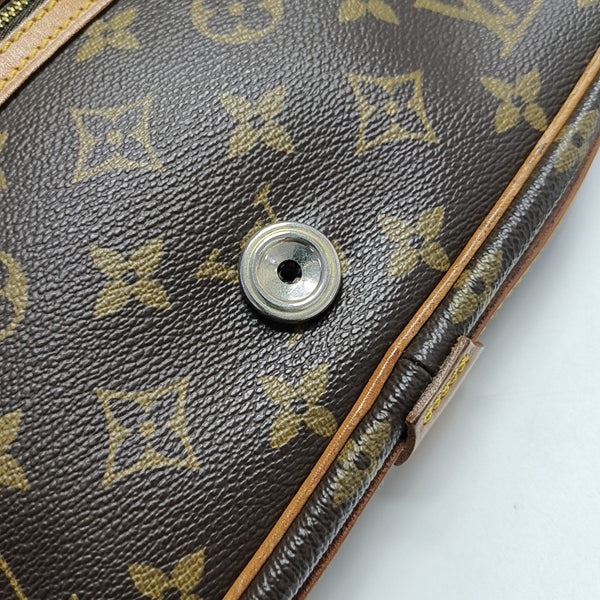 VINTAGE SAINT GERMAIN PM Monogram Coated Canvas Brown