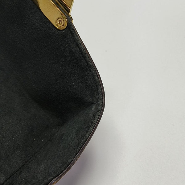 CAMERA BOX Monogram Coated Canvas Brown