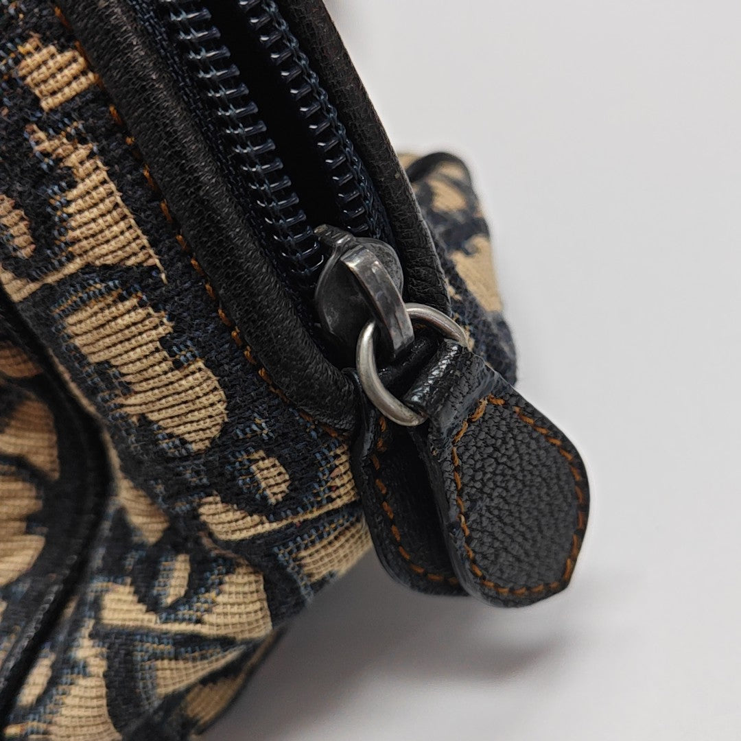 Oblique Canvas Top Handle Bag Multicolor