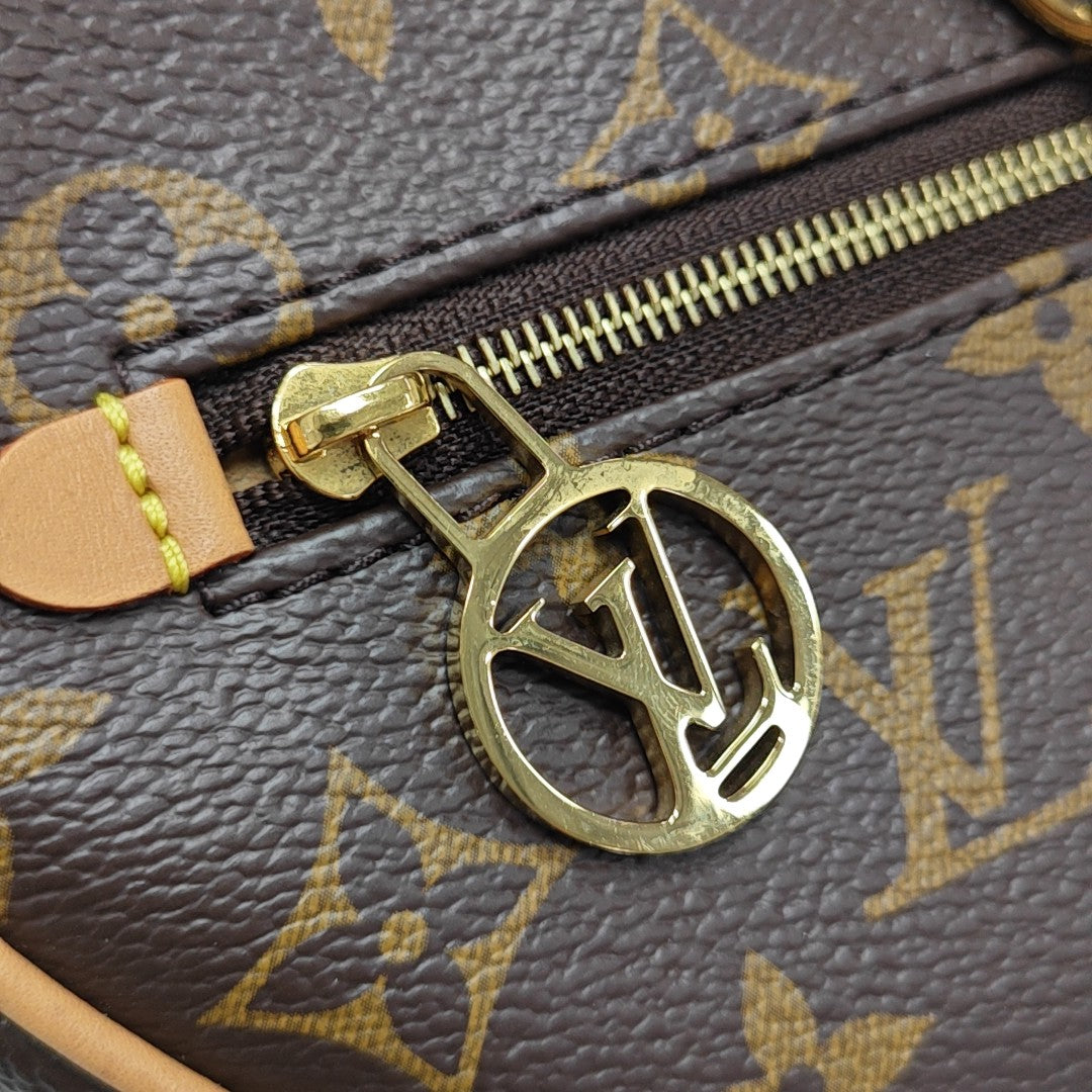 LOOP Monogram Coated Canvas Brown