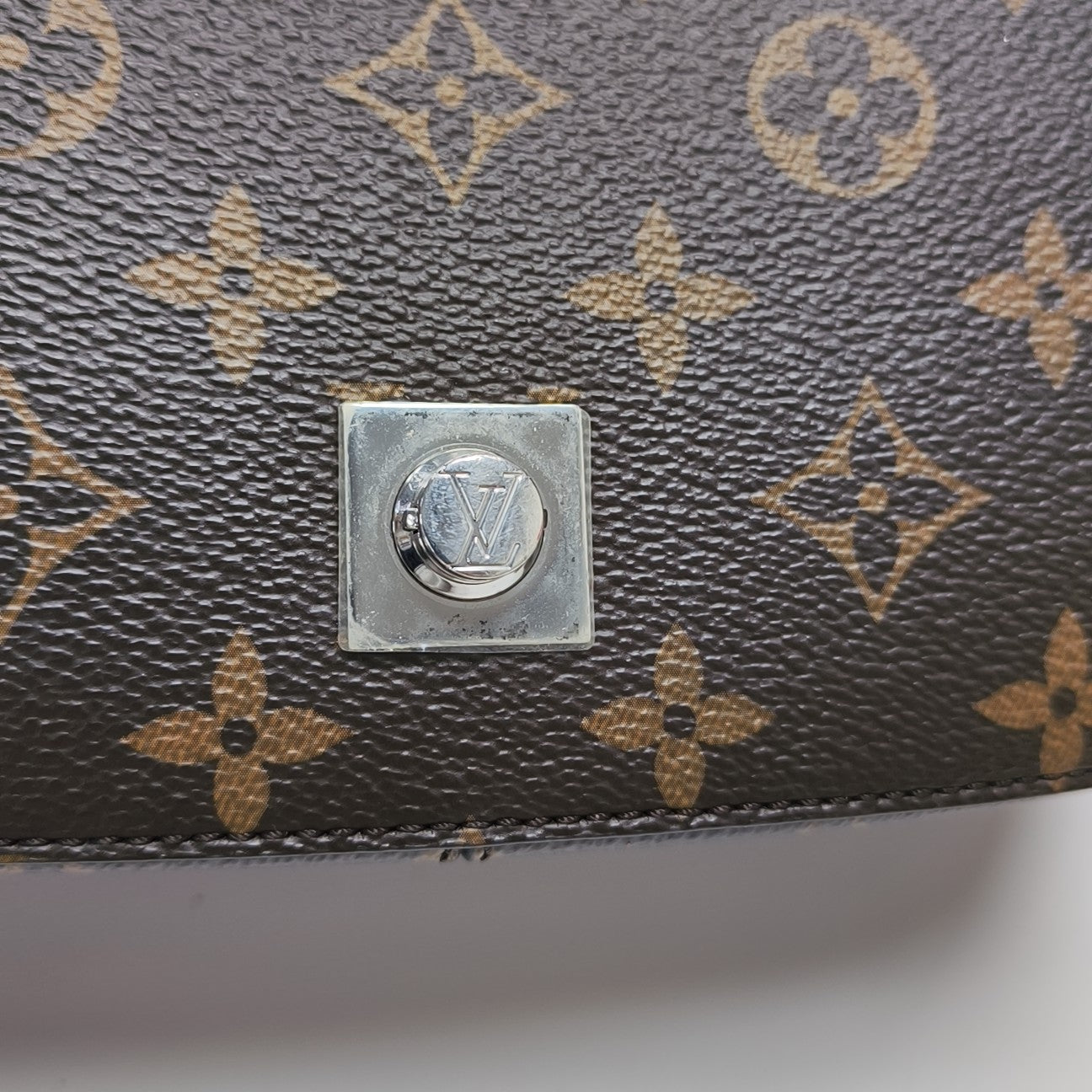 CHAIN IT PM Monogram Coated Canvas Black
