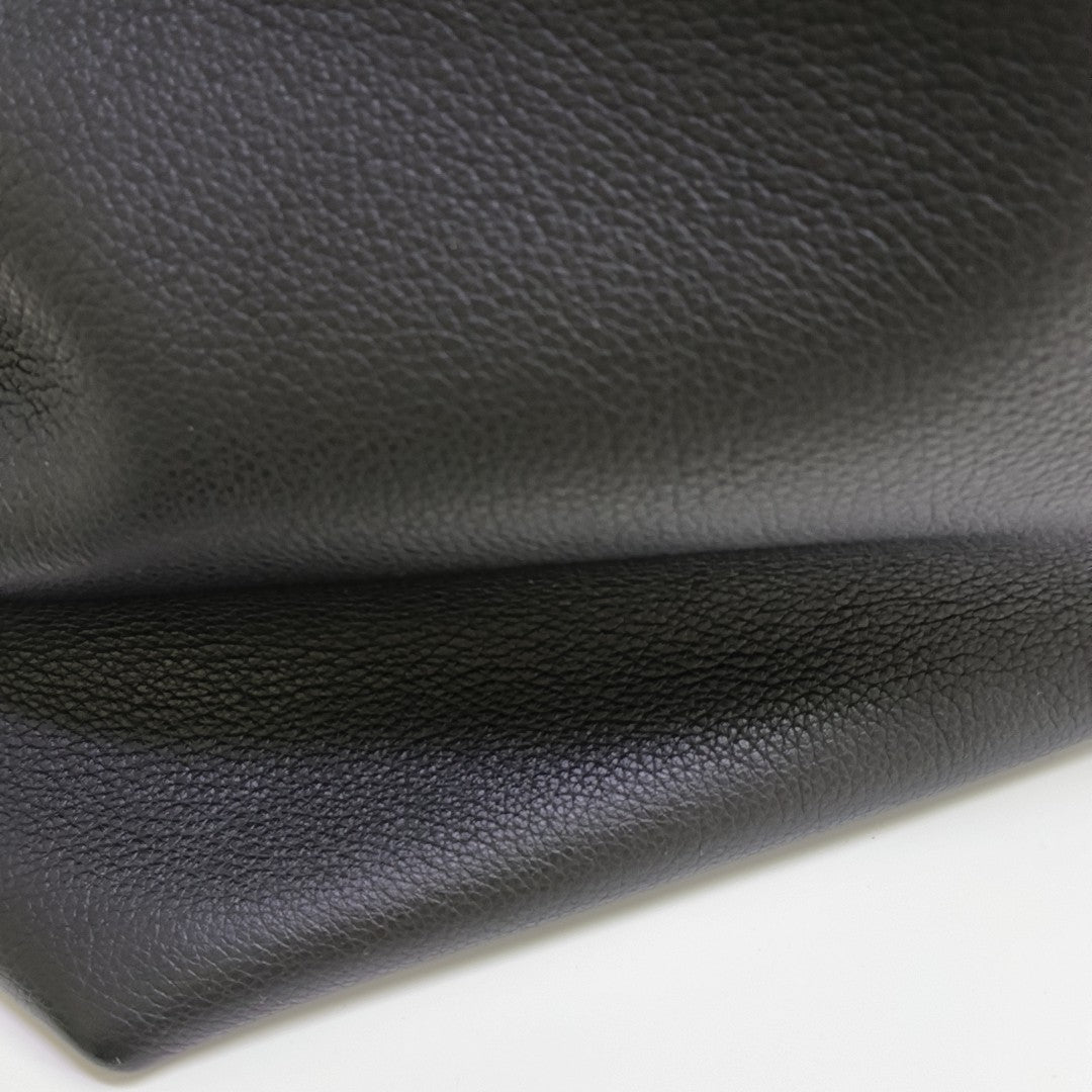 LOW KEY HOBO MM Monogram Calfskin Black