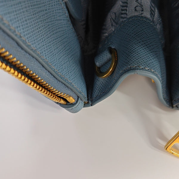 Galleria Large Calfskin Blue