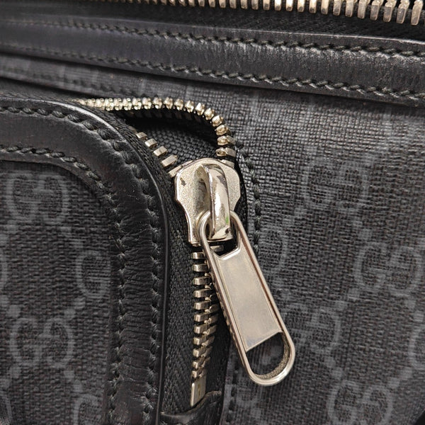 Monogram Coated Canvas Belt Bag Black