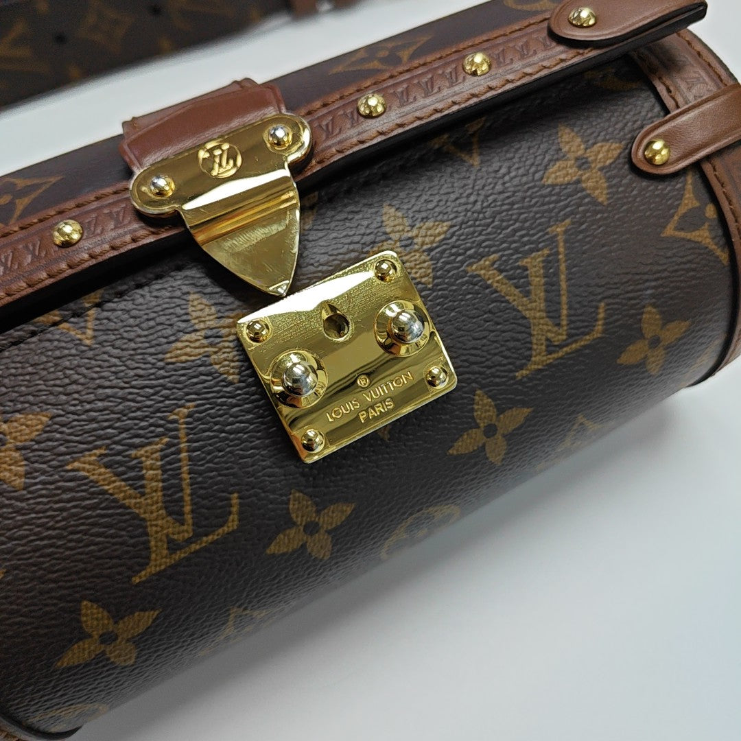 PAPILLON 19 Monogram Coated Canvas Brown
