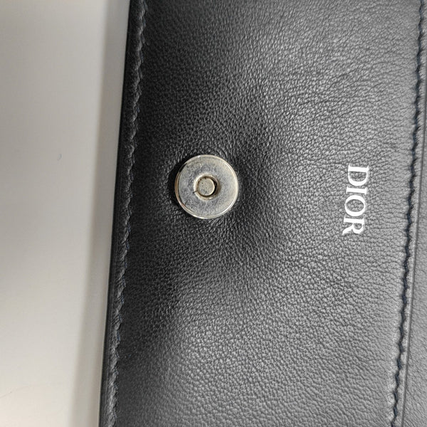 Calfskin Card Holder Blue